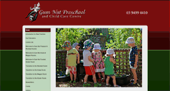 Desktop Screenshot of gumnutpreschool.com.au